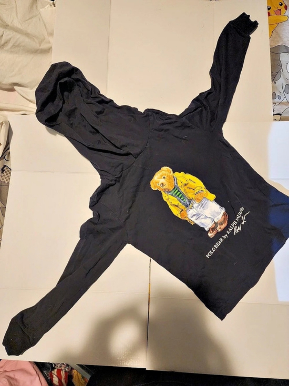 Polo Ralph Lauren Polo Bear Long Sleeve Black Size Large